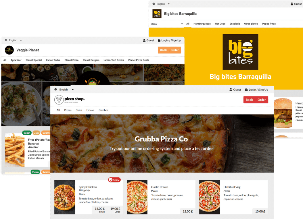 Restaurant Web Design